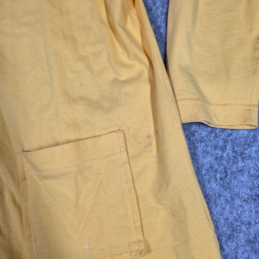 Vintage Richard & Company Cardigan Yellow Colorful Button Medium 90s Primary Art - Picture 9 of 10